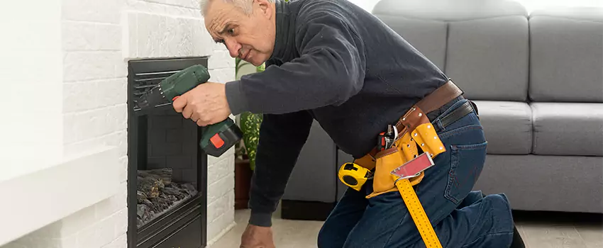 New Indoor Fireplace Installation in Royal Oak, Michigan