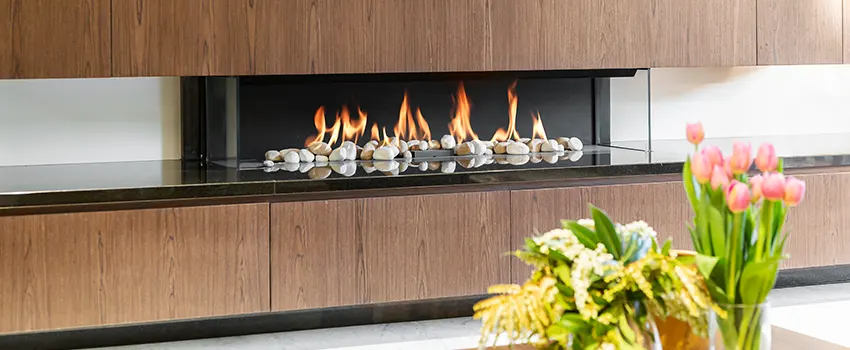 Double-height Fireplace Design Refurbishment in Royal Oak, Michigan