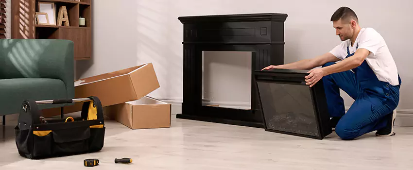 Old Rusted Metal Fireplace Repair And Replacement in Royal Oak, MI