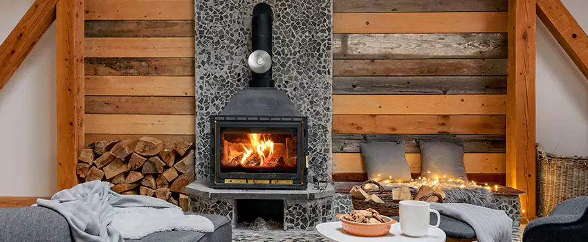 Thelin Hearth Products Direct Vent Gas Stove Fireplace Inspection in Royal Oak, Michigan